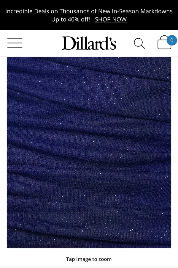 Jump Blue Sparkly Gown - Image 4