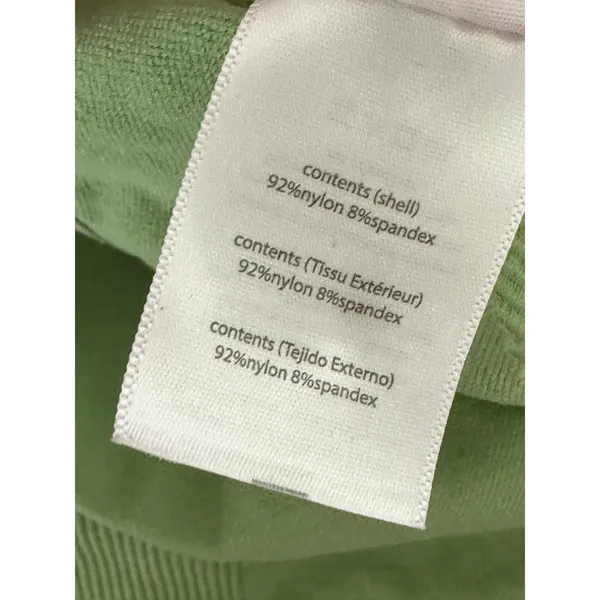 WeWoreWhat Green V-Neck Nylon Blend Stretch‎ Bra Top Women's Size X-Small XS - Image 6