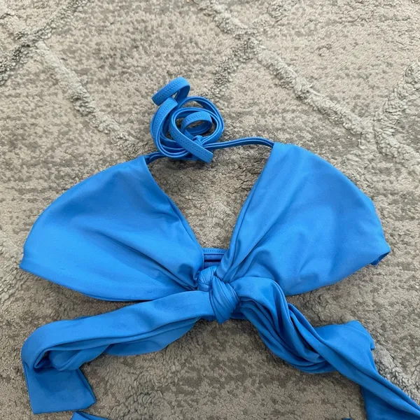 Aerie Wrap Halter Top & Crossover Bikini Bottom Set - Image 5