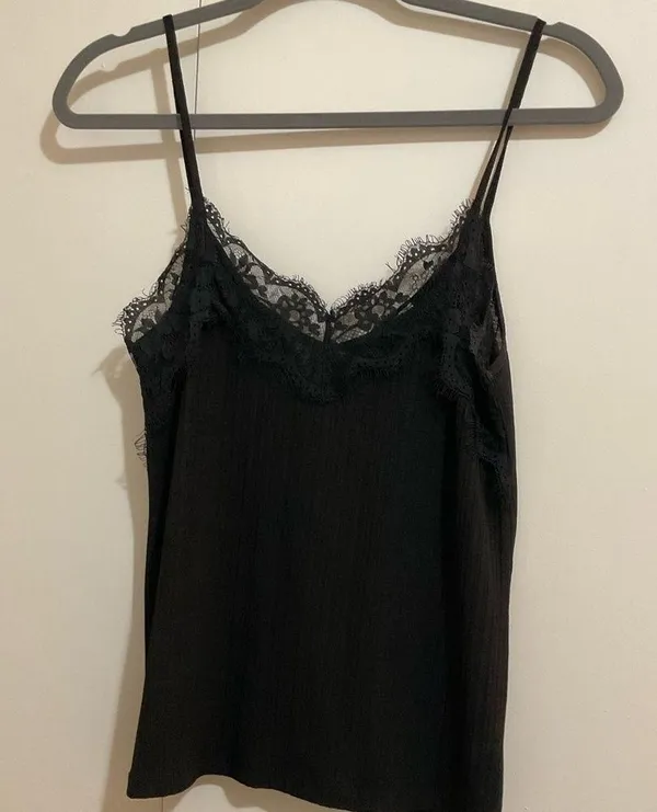 Zara Black Lace Cami - Image 4
