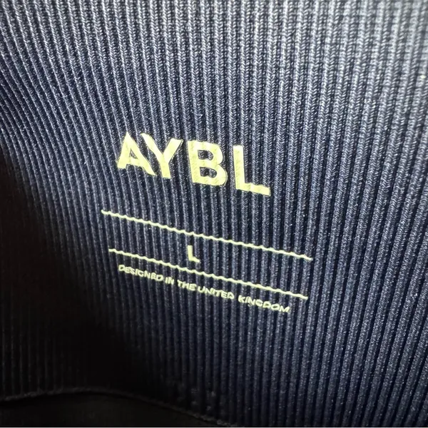 AYBL Empower Seamless Pull On Leggings Navy Blue Large Workout Fitness Gym NWOT - Image 7