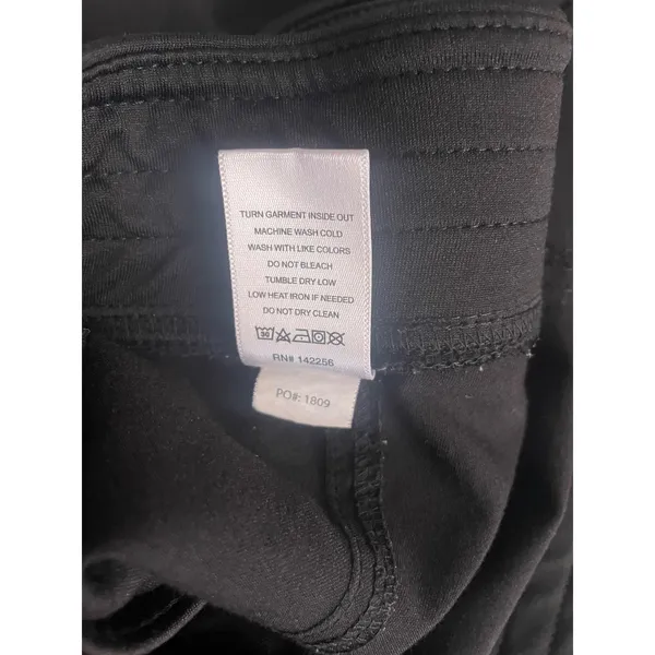 FIGS Technical Womans Scrub Pants XLT XL Tall Black Highrise Livingston Wide Leg - Image 6