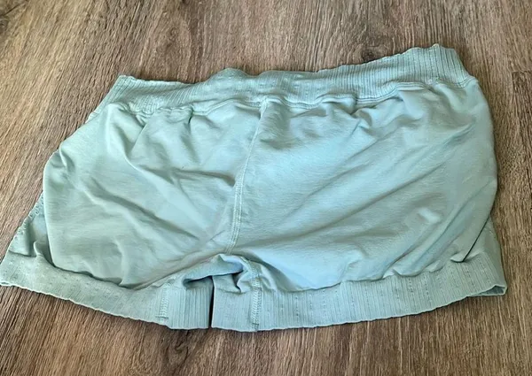 Free People Movement Good Karma Light Blue Short Shorts Size Extra Large - Image 9
