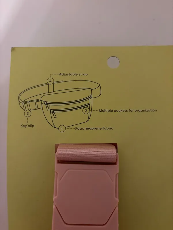 all in motion Pink Premium Belt Crossbody Bag - Image 5