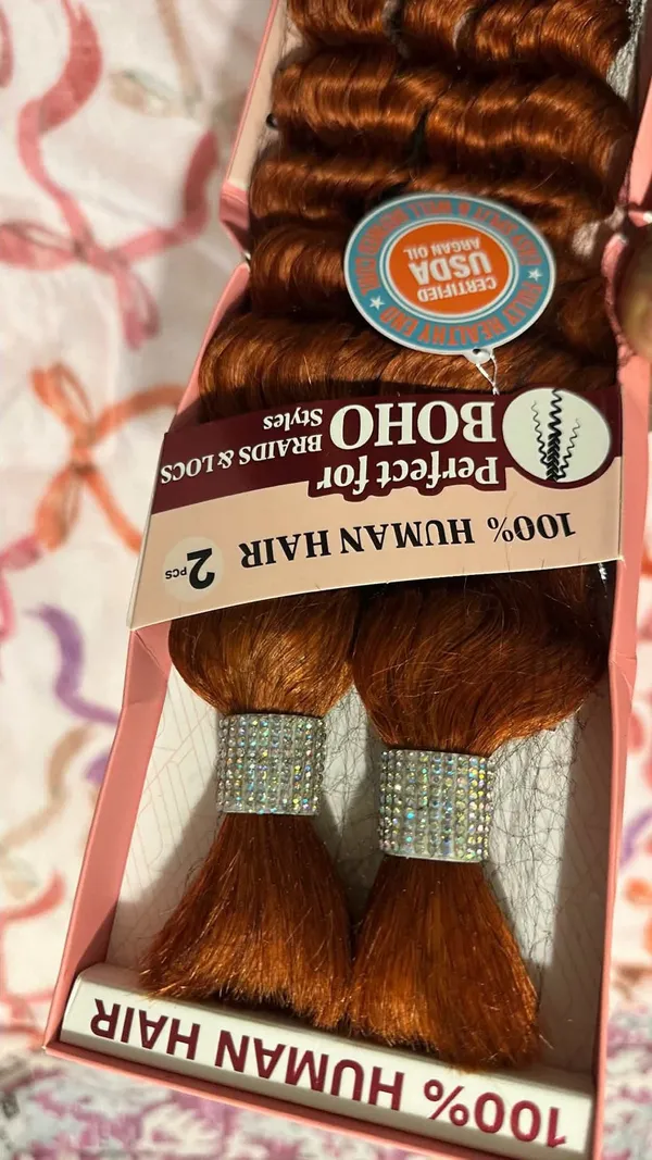 Boho human hair Red - Image 6