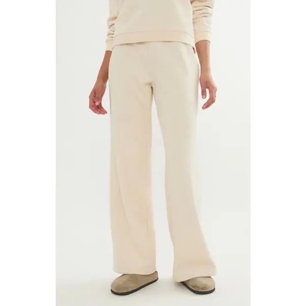 Marine Layer Cord Velour Wide Leg Pant Cream Ribbed High Rise Sz Med Soft Cozy - Image 5