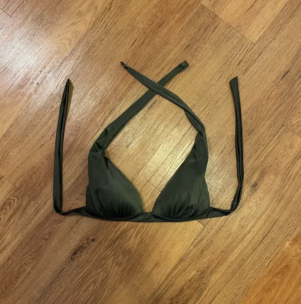 Calzedonia Graduated Padding Triangle Swimsuit Top Shiny Satin - Image 6