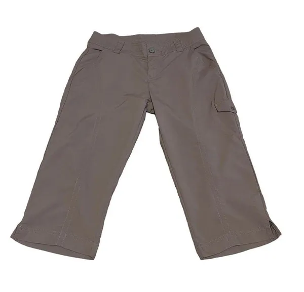 Columbia Womens Brown Button Front Cargo Hiking Pants with Pockets Size 6 - Image 7