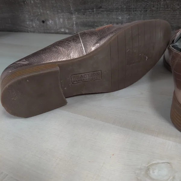 Reaction Kenneth Cole beautiful loafers rose gold metallic 9 - Image 8
