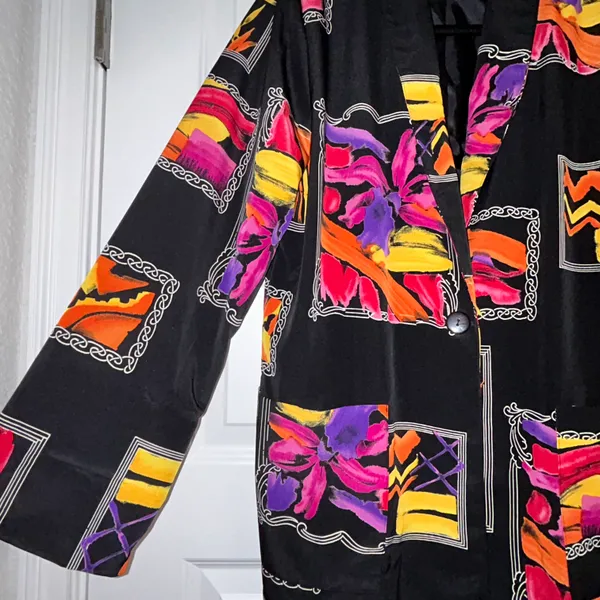 Brownstone Studio Vintage One Button Blazer Jacket - Image 3