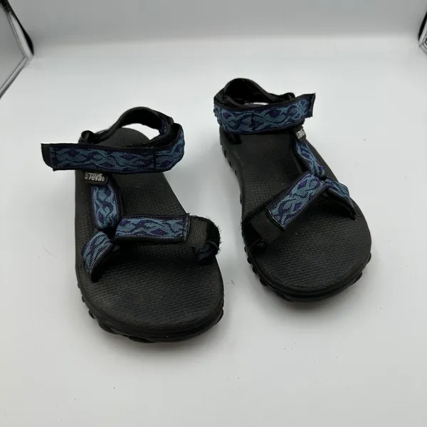 Teva Hurricane XLT2 Sandals Black Blue Purple Strappy Sport‎ Outdoors Women's 6 - Image 8
