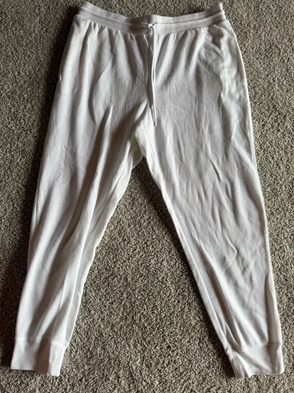 Aritzia Waffle Knit Sweatpants Sunday Best - Image 3