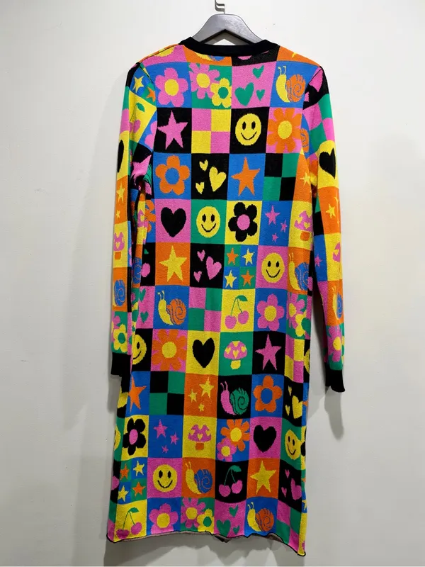 dELiA*s x Dolls Kill Happy In My Mind Y2K Duster Cardigan S - Image 4