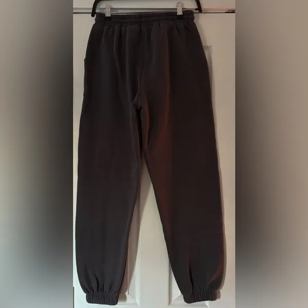 Dark Grey White Fox‎ Joggers Size Small EUC - Image 2