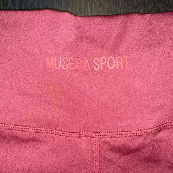 Muse High-Waist Bike Shorts in Rose - Image 3