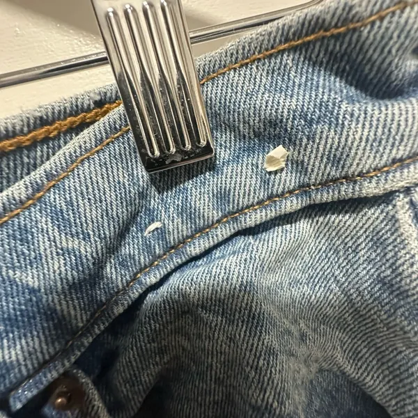 NWOT Abercrombie & Fitch Mid Rise Straight Vintage Wash Denim Jeans 8 - Image 5