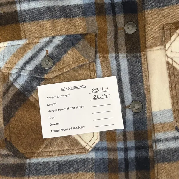 ZARA Wool Alpaca‎ Plaid Shacket Shirt Jacket Pockets Outdoors Preppy Medium - Image 15