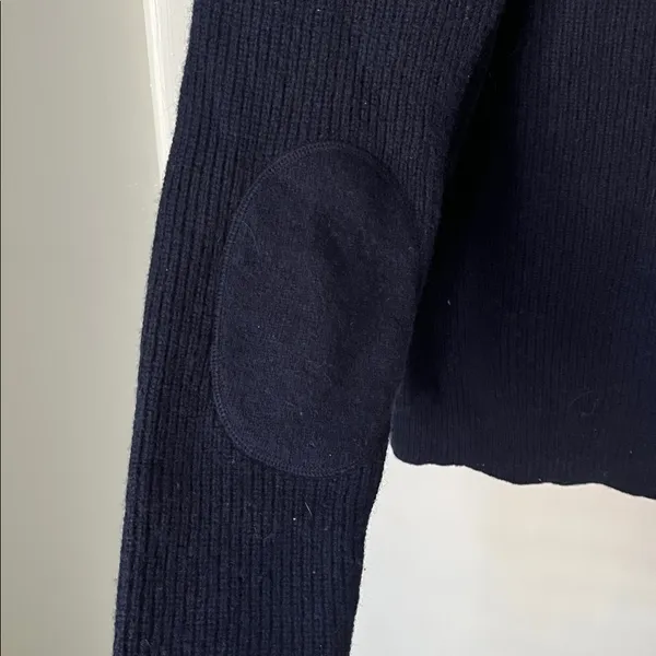 J. Crew Dark Blue Wool Sweater - Image 6