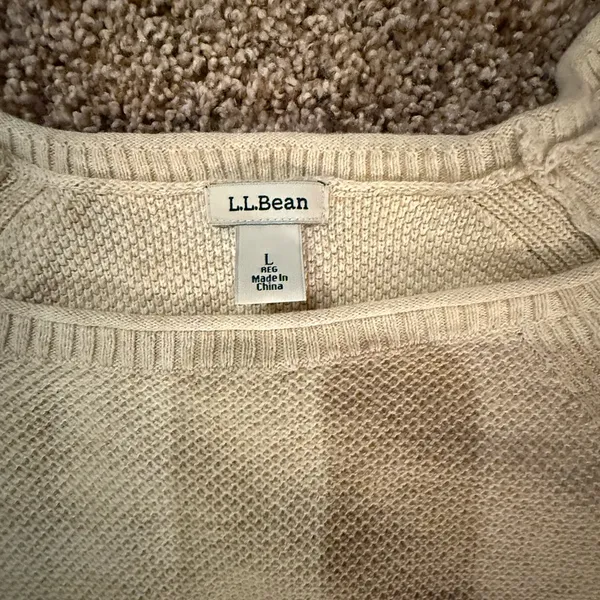 L.L. Bean Women's Soft Cream Sweater - Image 3