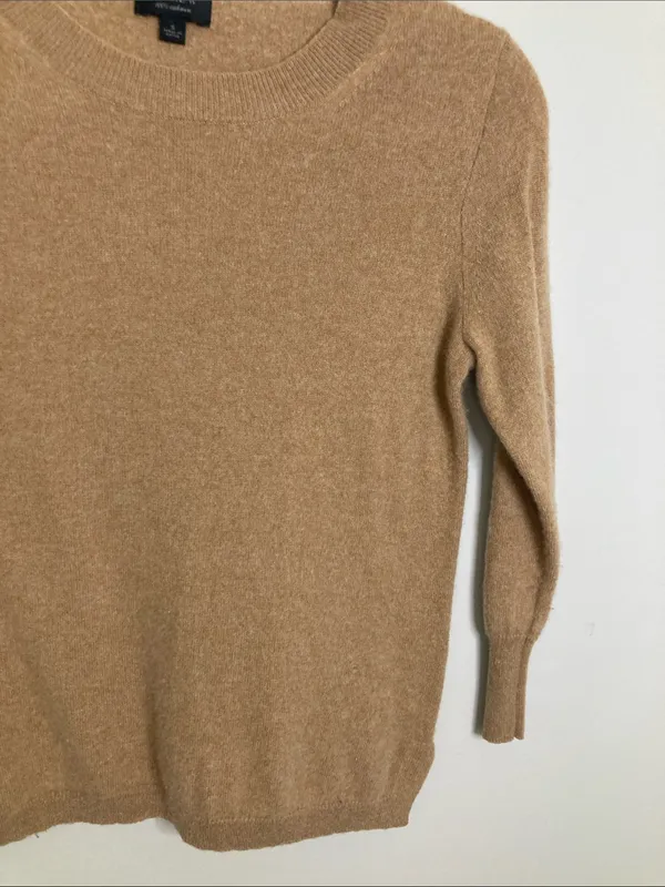 J. Crew Camel Crewneck Sweater - Image 4