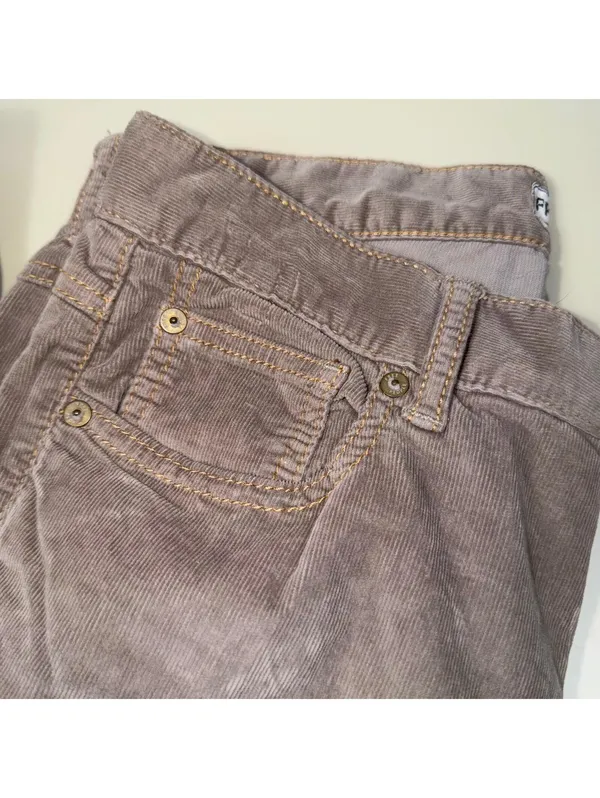 Free People Corduroy Skinny Pants Women’s Size 28 Taupe - Image 2