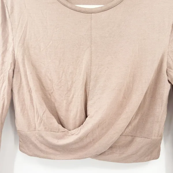 Majorelle x Revolve‎ Womens Going Out Twist Hem Lumi Long Sleeve Crop Top Size M - Image 3