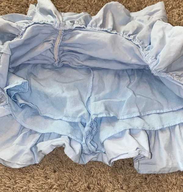 Blue Ruffled Skirt - Image 3