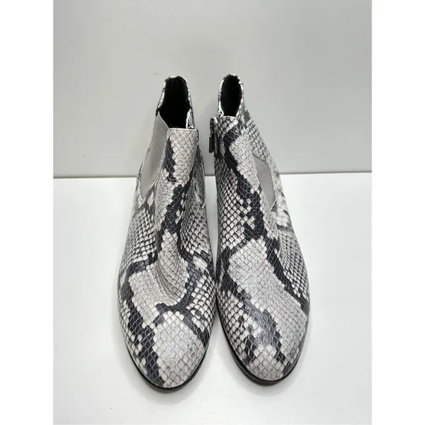 Munro Boots Cate Chelsea Women’s Size‎ 8.5 Snake Print Side Zip Water Resistant - Image 5