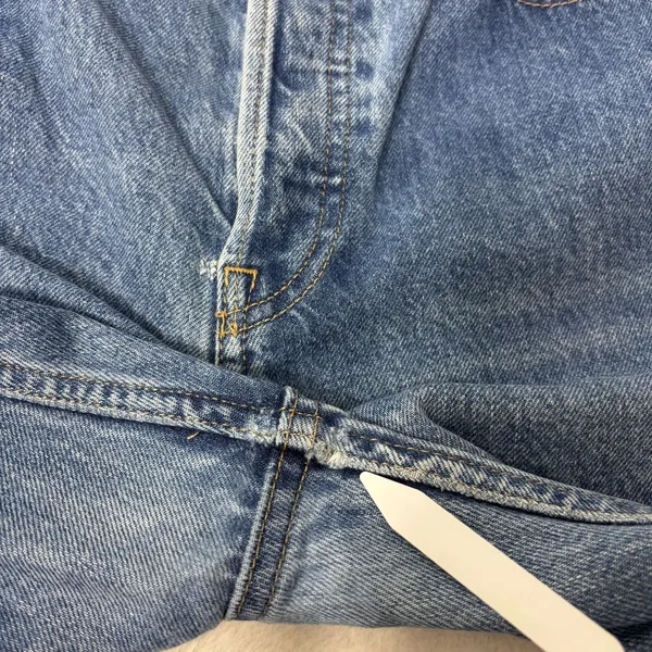 Everlane Women's Straight Leg Blue Jeans size 27‎ crop - Image 11