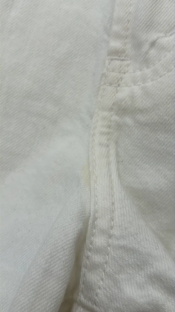 Pure White Jean Shorts - Image 8