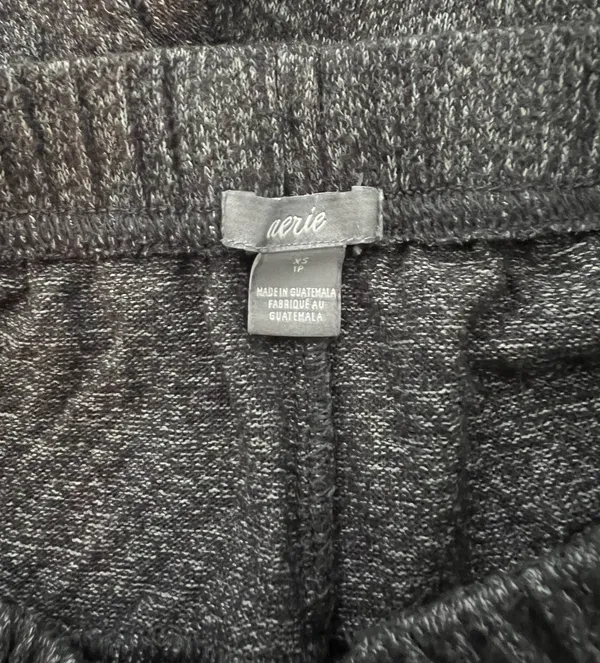 Aerie DARK GREY JOGGER SWEATPANTS X-Small - Image 3