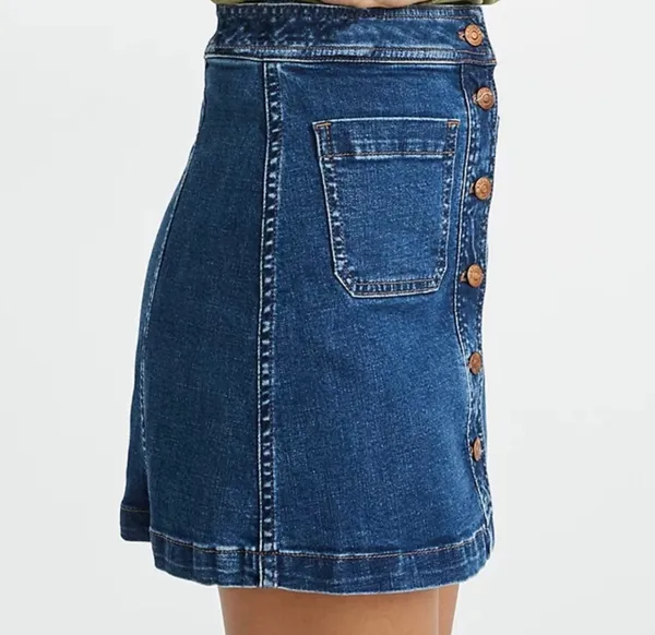 Madewell Denim A-Line Skirt - Image 3