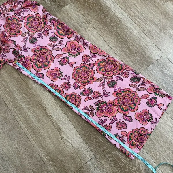 NWT Tahari Drawstring Waist Wide Leg Pants In Princess Floral Size Medium - Image 13