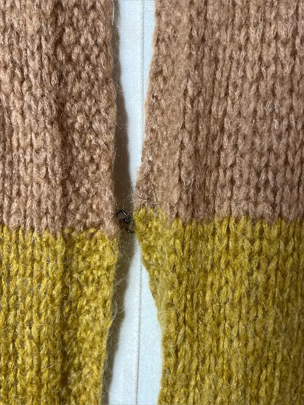 Free People Color Block Stripe Mohair Blend Over The Rainbow Duster Cardigan - Image 6