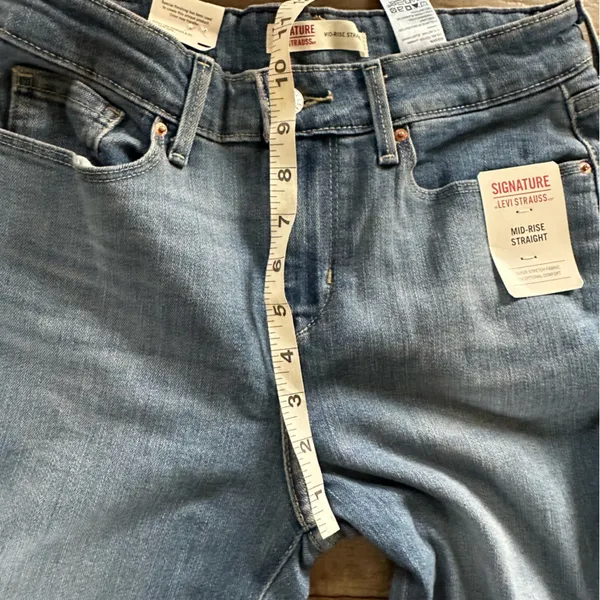 Levi's Blue Straight Leg Women's Jeans - Image 11