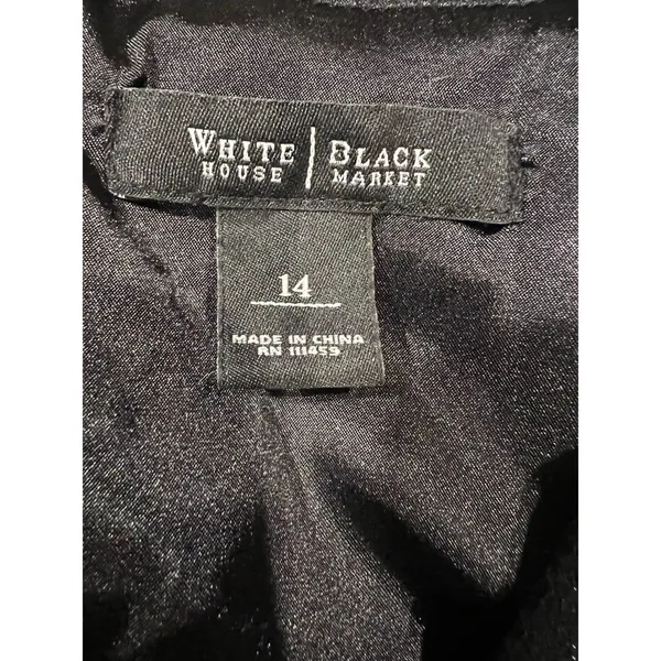White house Black Market WHBM SHIFT SEMI FORMAL DRESS WITH SIDE RUFFLE DETAIL 14 - Image 7