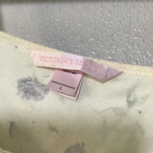 Victoria's Secret True Vintage Y2K 100% Cotton Cream Babydoll Camisole L‎ Fairy - Image 4