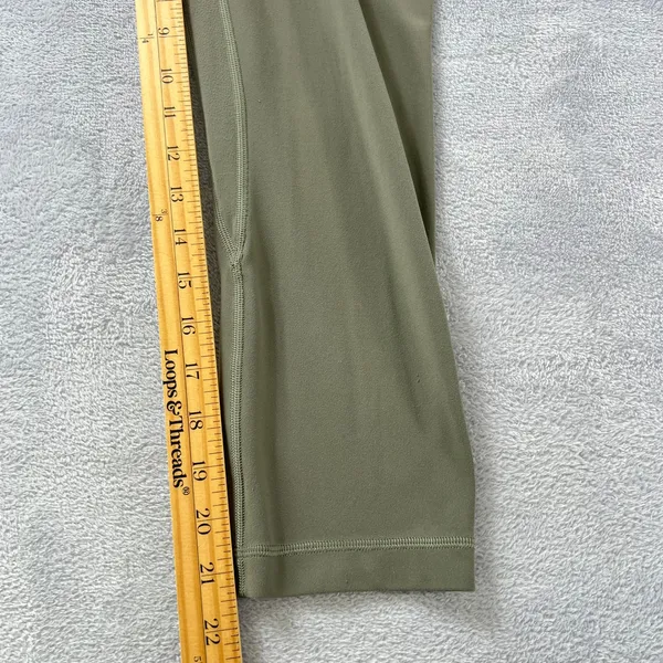 Lululemon Align High-Rise Crop 21" Leggings‎ Grey Sage Nulu 6 LW6BGFS Athleisure - Image 6
