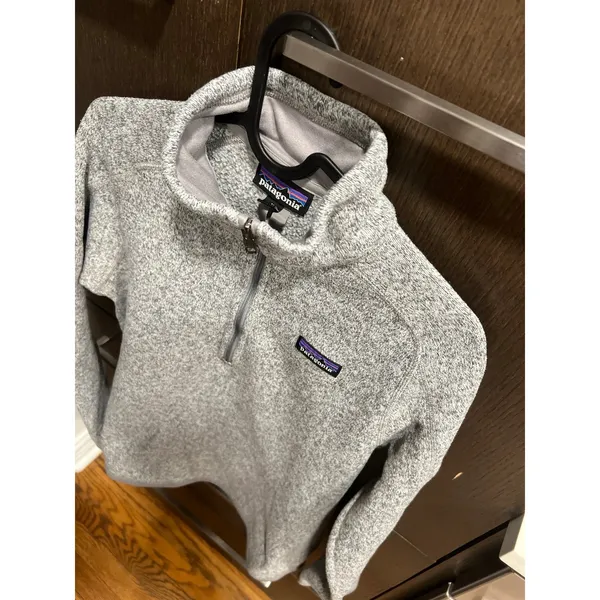 Patagonia‎ Women's Better Sweater 1/4-Zip fleece pullove gray women's medium - Image 2