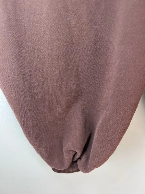 Nap Balloon Hem Barrel Joggers Sweatpants Brown Drawstring Neutral Loungewear Sm - Image 9