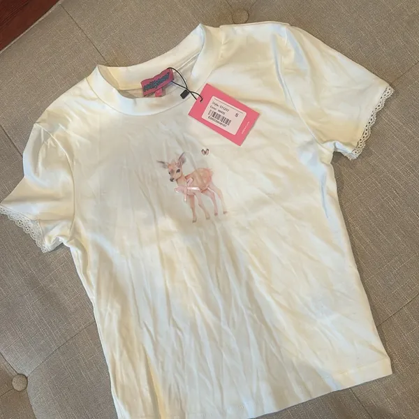NWT Edikted Women's My Dear T-shirt Size Small - Image 6