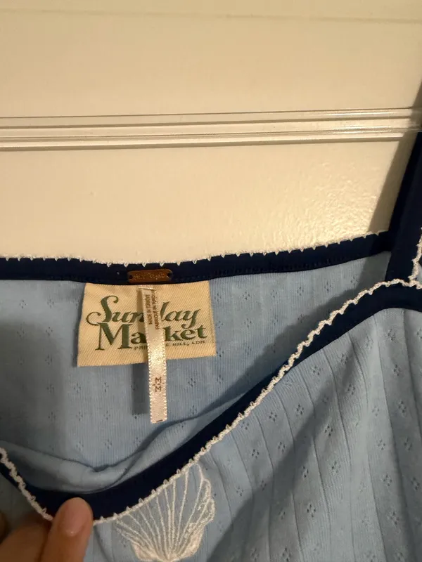 Free people Sunday Market eyelet tank - Image 3