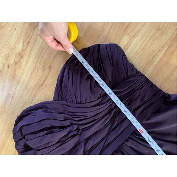 Bill Levkoff Purple strapless dress size 14 - Image 10