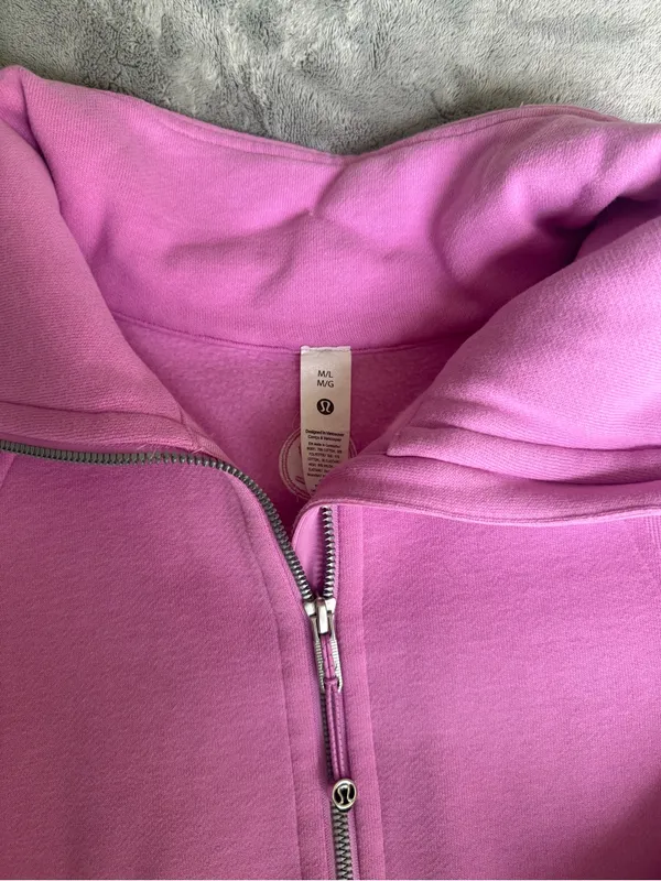 lululemon athletica Pink Half-Zip Pullover Sweatshirt - Image 4