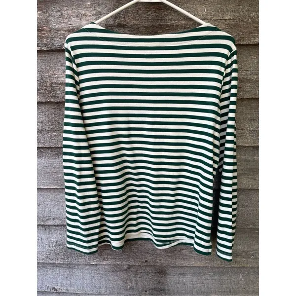 Appleseeds size medium relaxed fit boxy 100% cotton round neck line long sleeve - Image 5