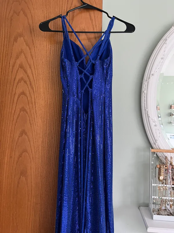 Prom Dress Blue - Image 5