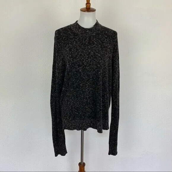 Wilfred Aritzia Top Small Gray Long Sleeve Minimalist Cozy Luxe - Image 8