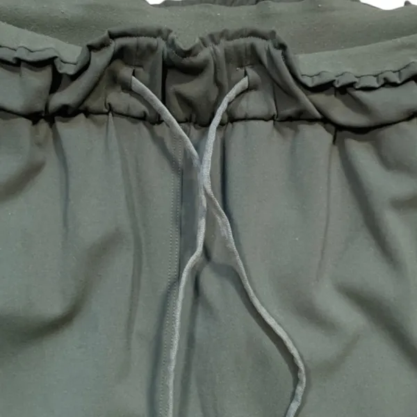 Lululemon High Rise Jogger Pants Olive Green Stretch Size 4 Paperbag Waist - Image 6