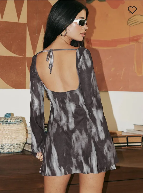 Princess Polly Lukea Long Sleeve Mini Dress - Image 3