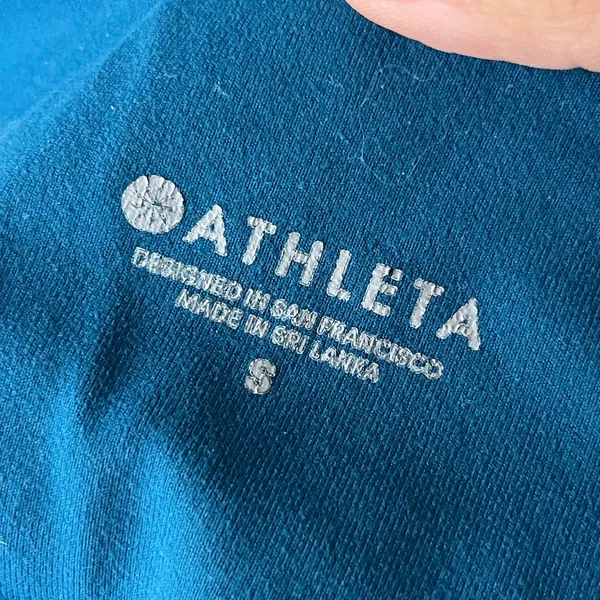 Athleta Women's High Rise Chaturanga Capri‎ Black Pilayo Yoga Pants Size Small - Image 3